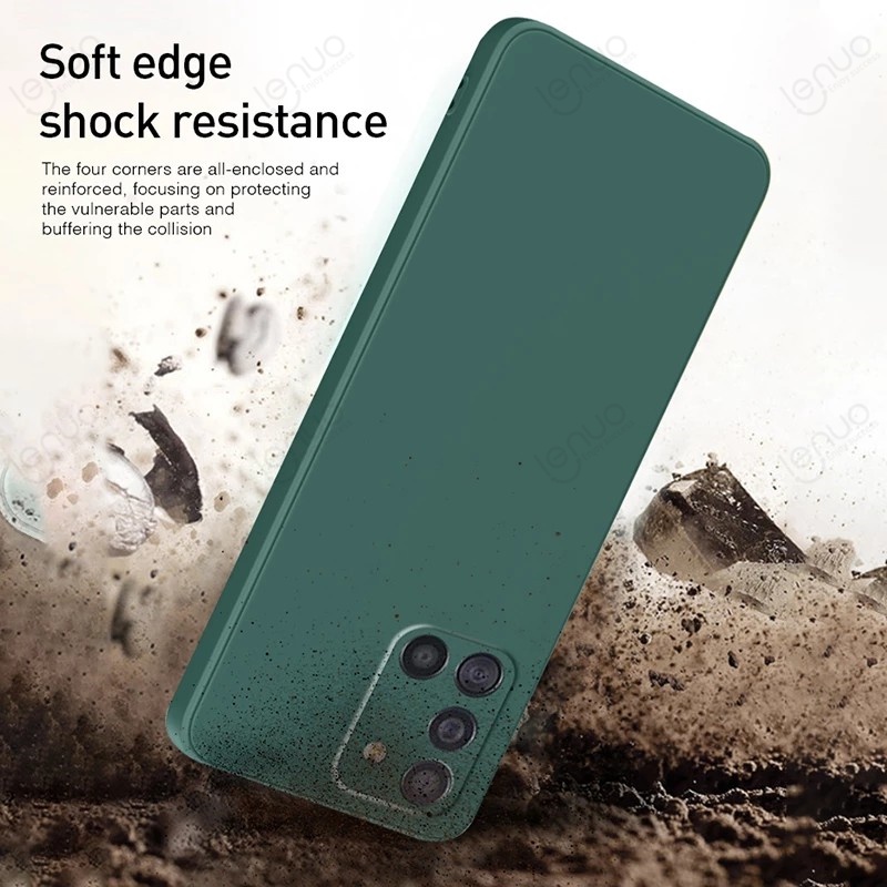 Ốp điện thoại LENUO từ silicon dẻo mềm chống sốc sang trọng tùy chọn màu sắc cho Xiaomi Poco X4 GT