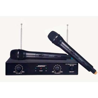 Mic karaoke không dây - Cặp 2 mic không dây W-206