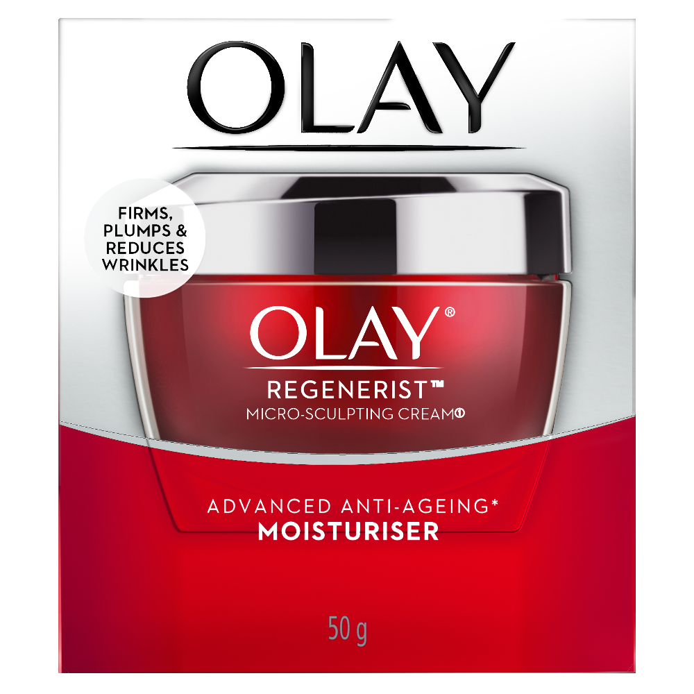 [HB GIFT] Kem Dưỡng Ẩm Ban Ngày Căng Mướt, Sáng Khỏe &amp; Ngừa Lão Hóa OLAY REGENERIST 50G