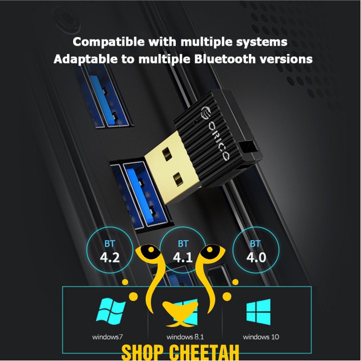 USB Bluetooth 5.0 tốc độ 5Mbps Orico BTA-508 – Hàng Phân Phối Chính Hãng