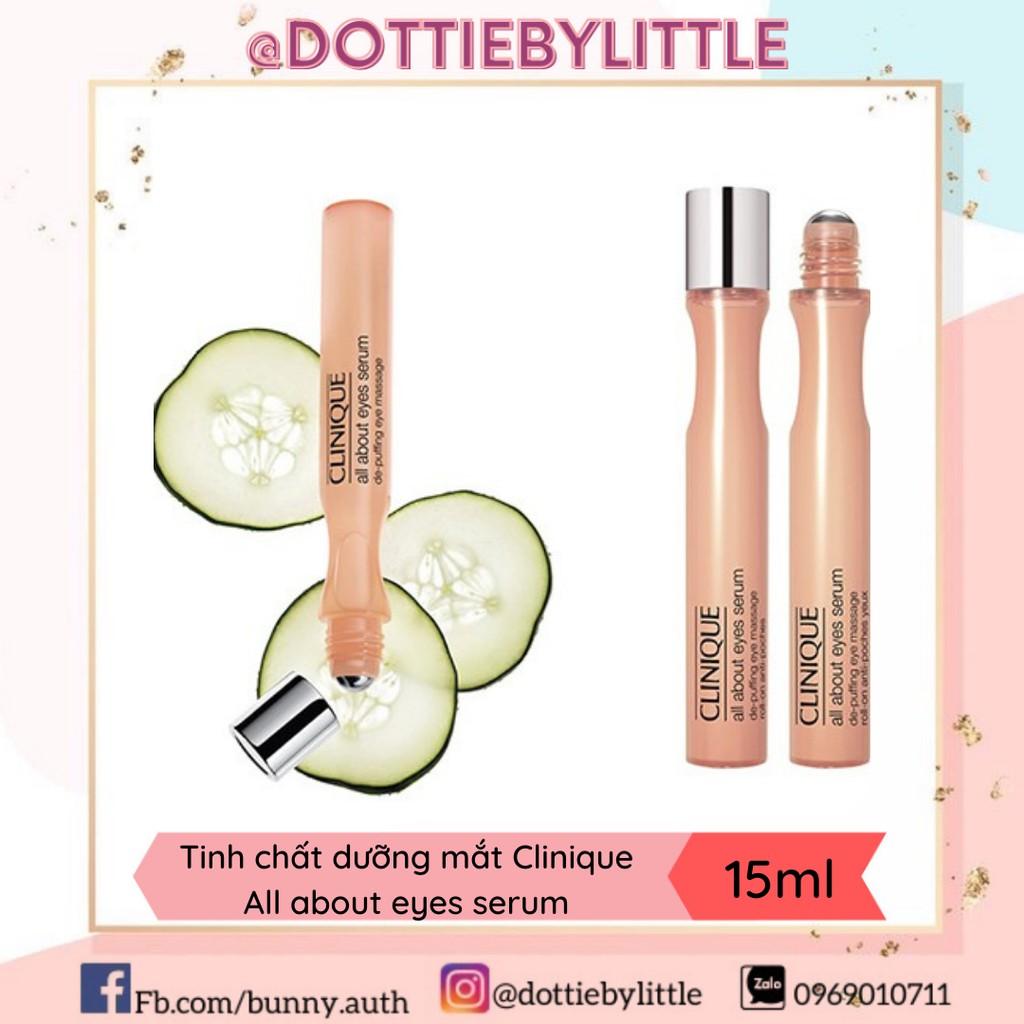 [BILL US] Tinh chất dưỡng mắt, giảm thâm bọng mắt Clinique All about eyes serum