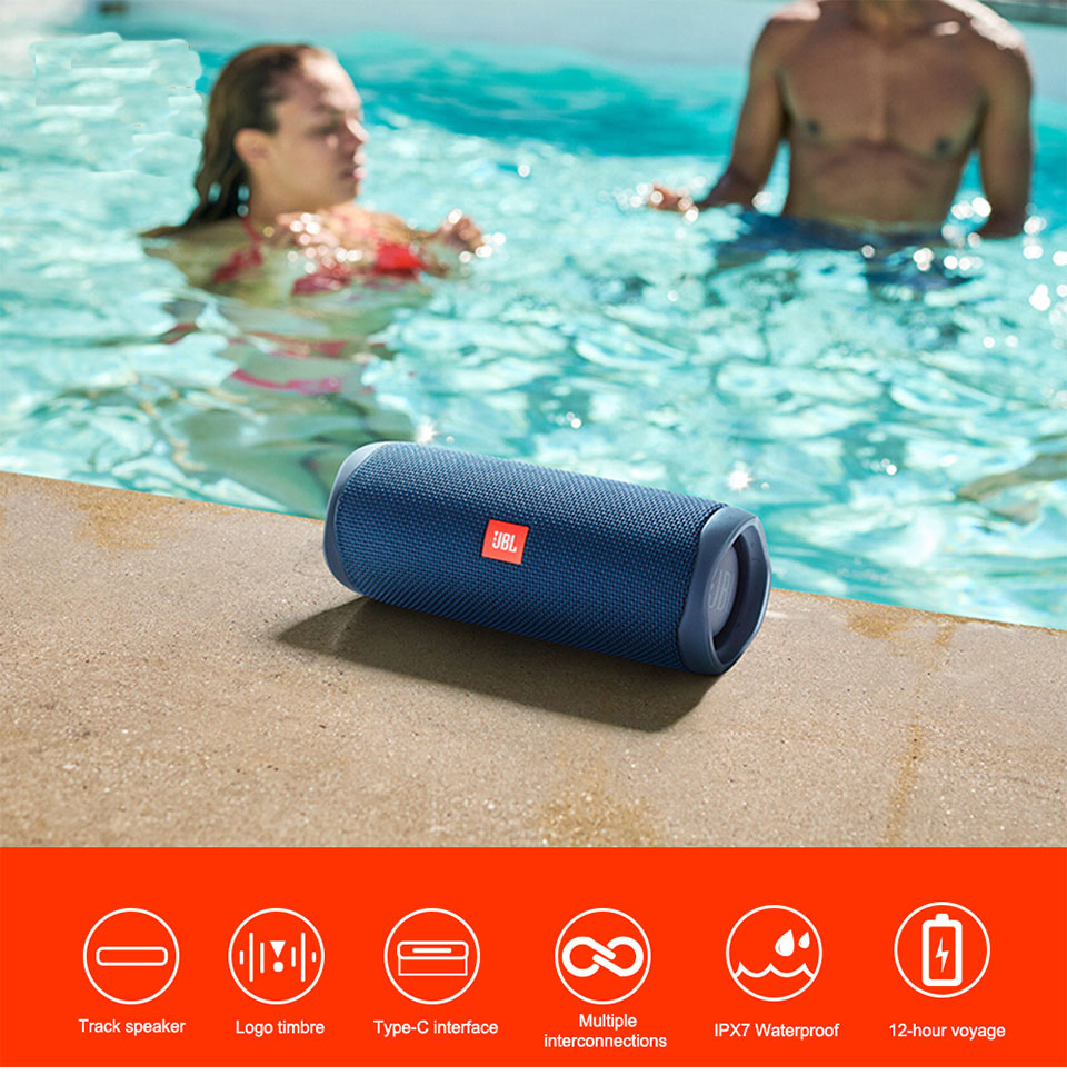 Loa Bluetooth Không Dây Jbl Flip 5 1: 1 Chống Nước Hỗ Trợ Thẻ Nhớ 5 / 4 Bt