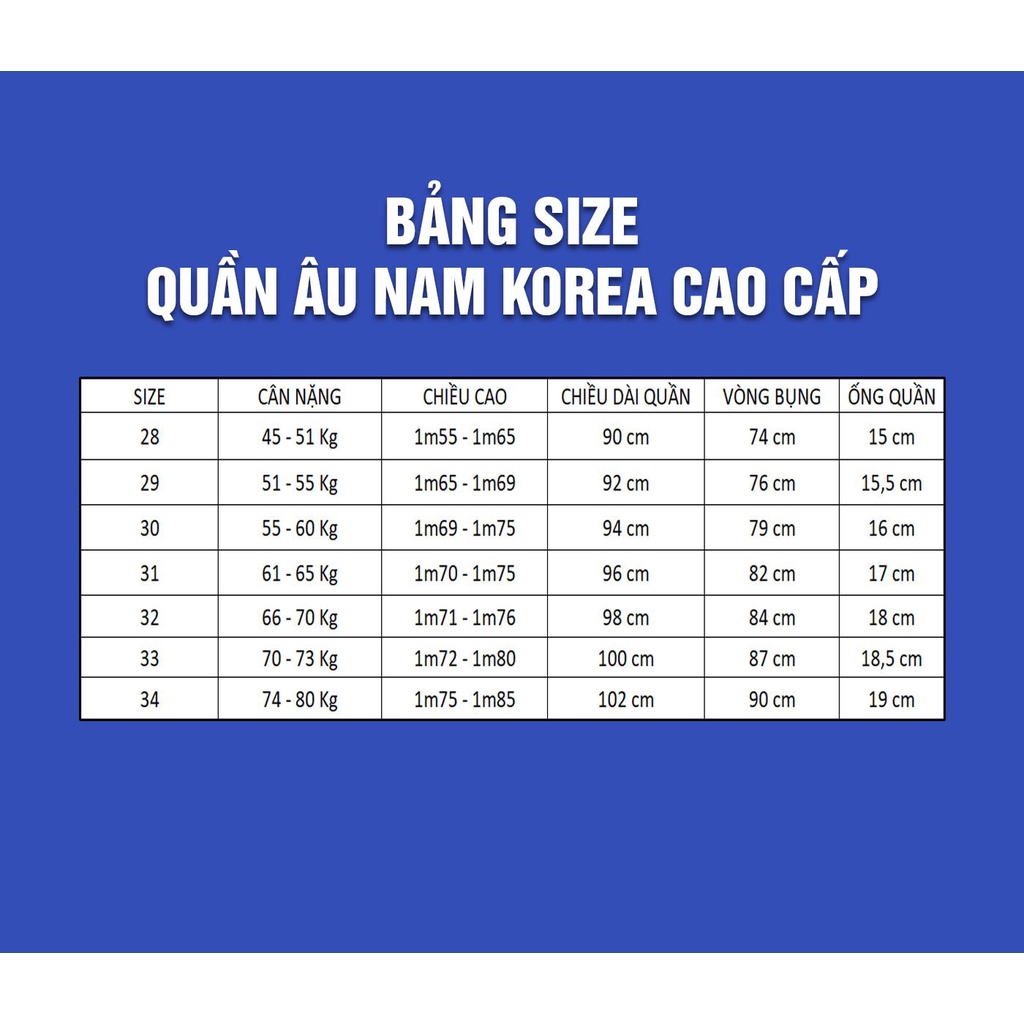 Quần âu nam vải lụa hàn co giãn - Quần baggy nam ống rộng không nhăn không xù loại tây âu Premium thời trang