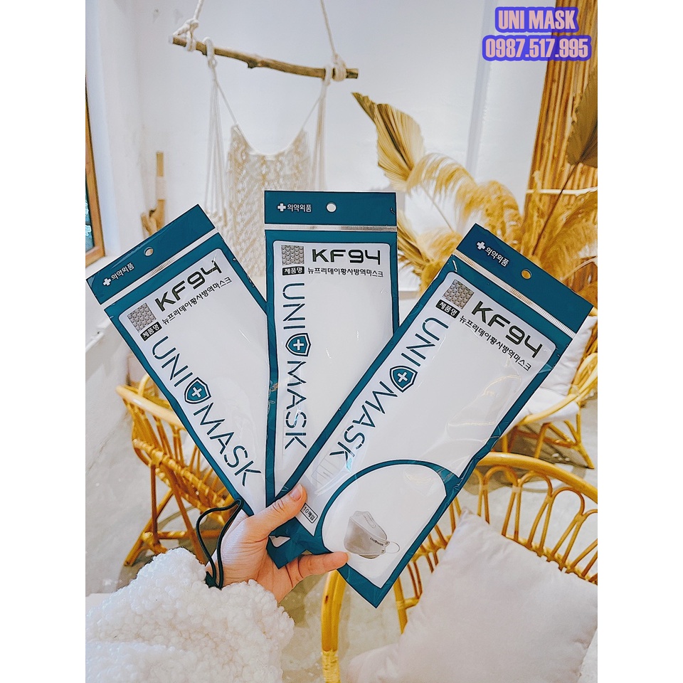 Set 50 Chiếc Khẩu trang 4 Lớp KF94 UNI MASK Chống Bụi Mịn Và Kháng Khuẩn Hàng Cao Cấp Hàn Quốc | BigBuy360 - bigbuy360.vn
