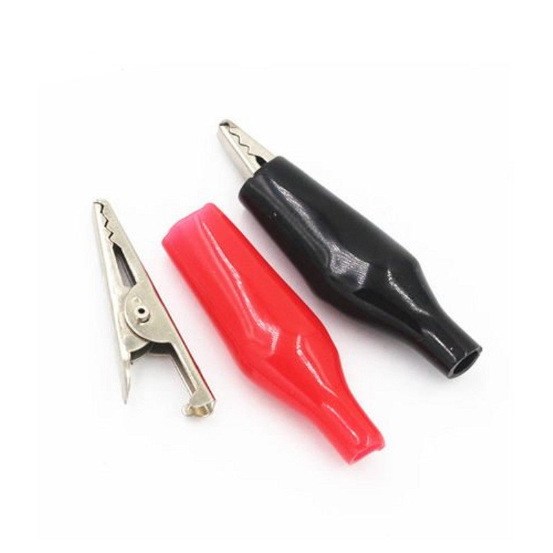 Kẹp Cá Sấu 45mm - 1 cặp Đỏ Đen | BigBuy360 - bigbuy360.vn