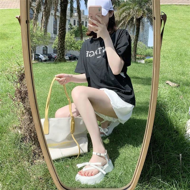 Giày Sandal Đế Dày Phong Cách Nhật Bản Hàn Quốc Thời Trang Mùa Hè Mới