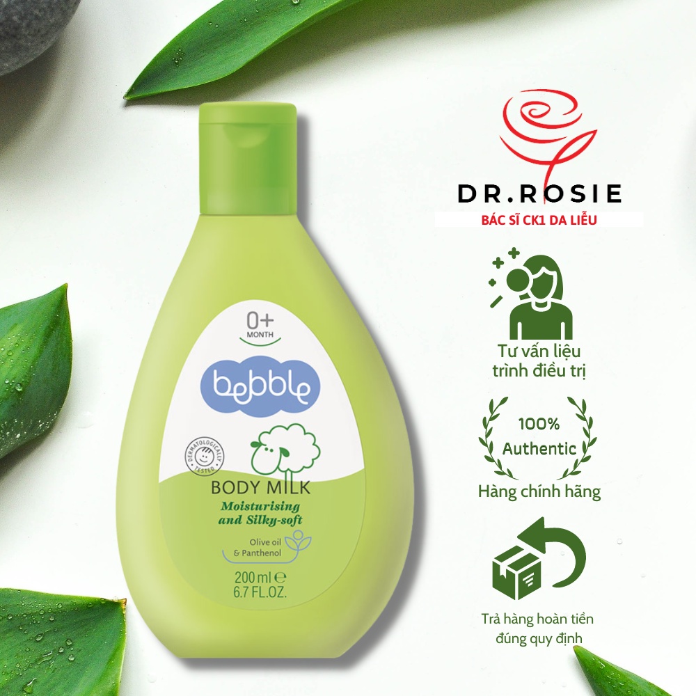 Kem dưỡng ẩm toàn thân cho bé Bebble Body Milk- Bs Hoa