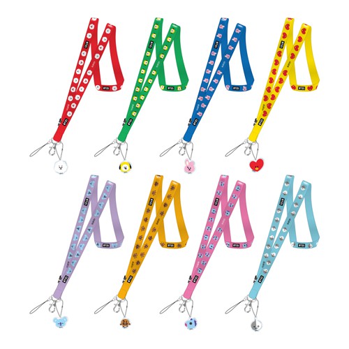 Dây đeo thẻ kèm móc khóa BTS unoff