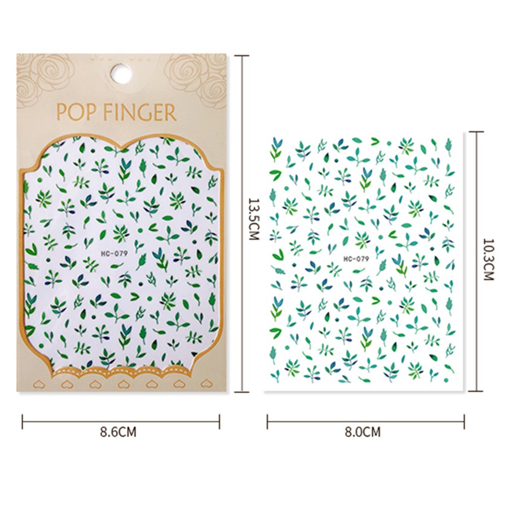 [Hàng mới về] Nhãn dán trang trí móng tay họa tiết hoa cúc 3D nhiều kiểu xinh xắn thời trang dành cho nữ