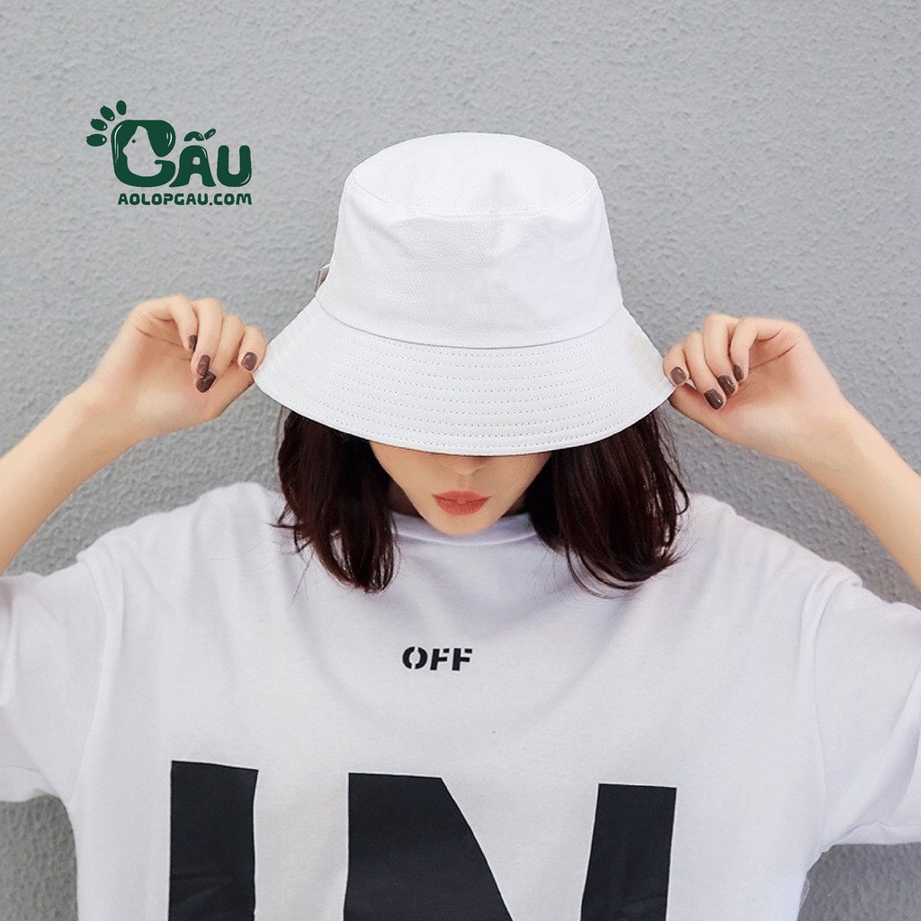 Nón Bucket tai bèo G1SHOP vải kaki mềm mịn form chuẩn cực đẹp - VÀNH TRÒN