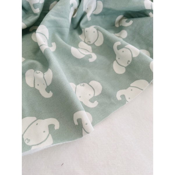 Vải nỉ bông hình voi