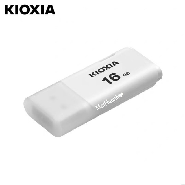 USB 16gb KIOXIA U202 chuẩn 2.0 màu trắng- Chính Hãng FPT phân phối