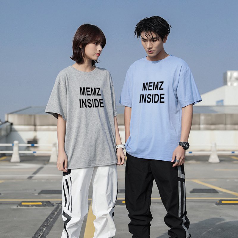 <<Daisy Fashion>> Áo Thun Tay Lỡ In Nhiệt Memz Inside form rộng Unisex nam nữ phong cách Ulzzang - ATIN06