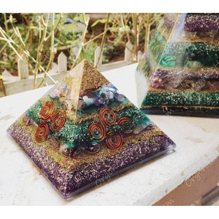 [Kho HCM] Giza kim tự tháp năng lượng orgonite cạnh 13cm