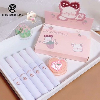 Sét son kem Danmolu hồng 5 cây