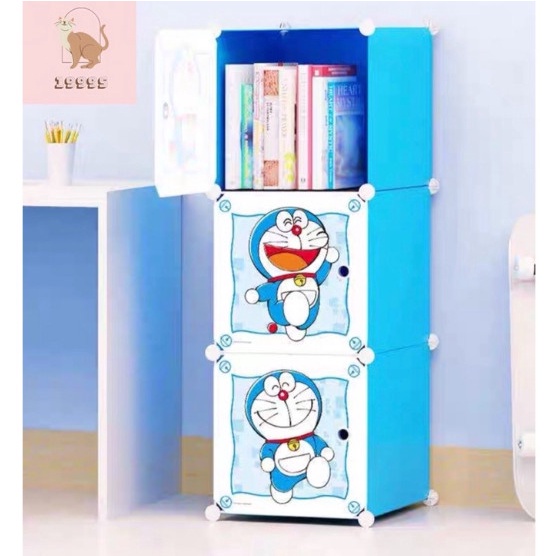TỦ NHỰA LẮP GHÉP 3 Ô SÂU 47 ĐỰNG QUẦN ÁO VẬT DỤNG CÁ NHÂN