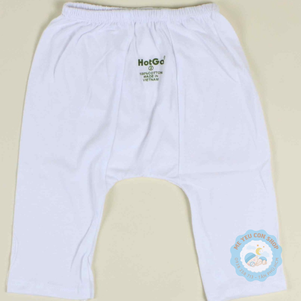 (3-9kg) SET 5 QUẦN COTTON DÀI RÃ ĐÁY TRẮNG - HOTGA (katydang)
