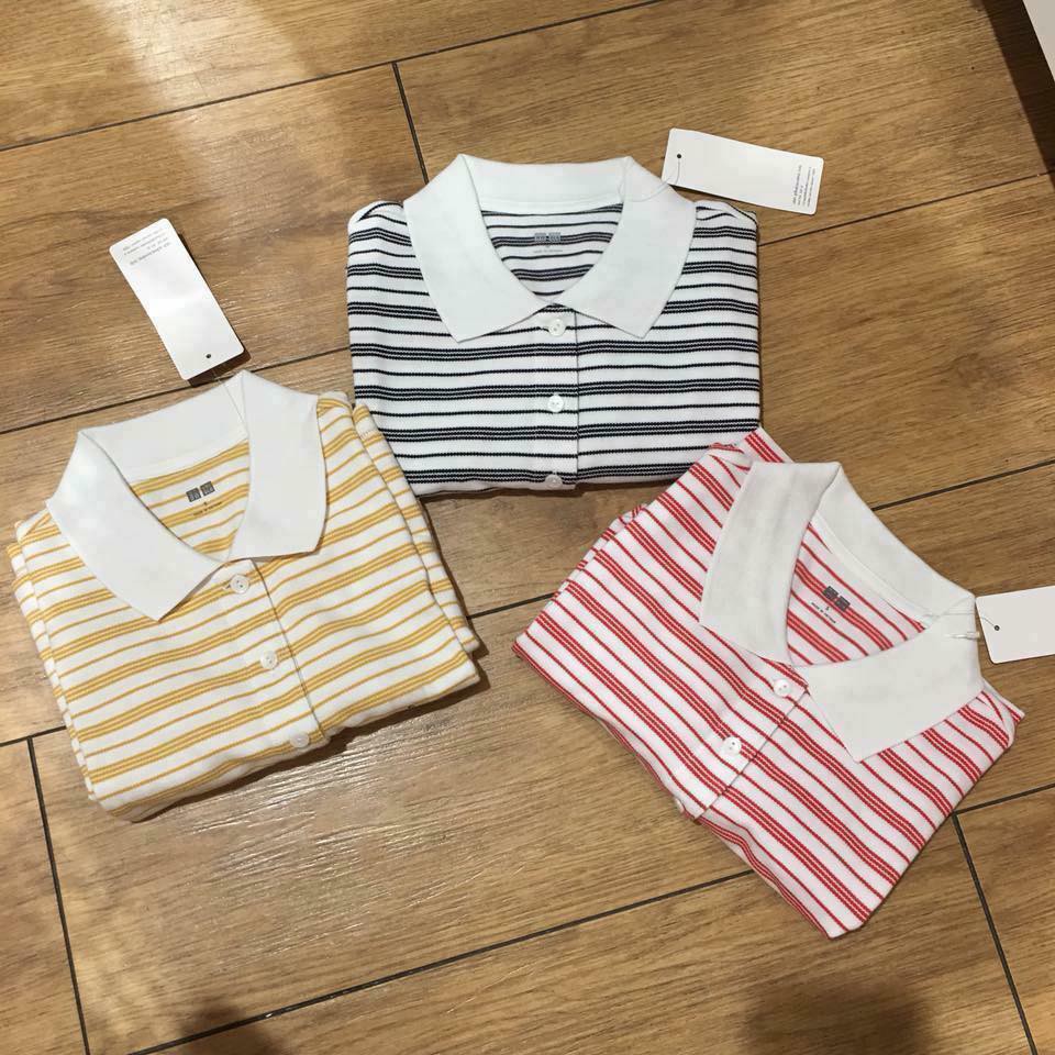 (Auth Nhật) Áo phông Polo nữ chất gai Uniqlo Nhật - dòng Dry | BigBuy360 - bigbuy360.vn