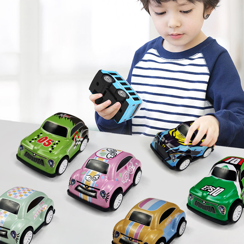 Mô hình xe hơi hoạt hình đồ chơi lên dây cót nhiều màu sắc đáng yêu dành cho trẻ em