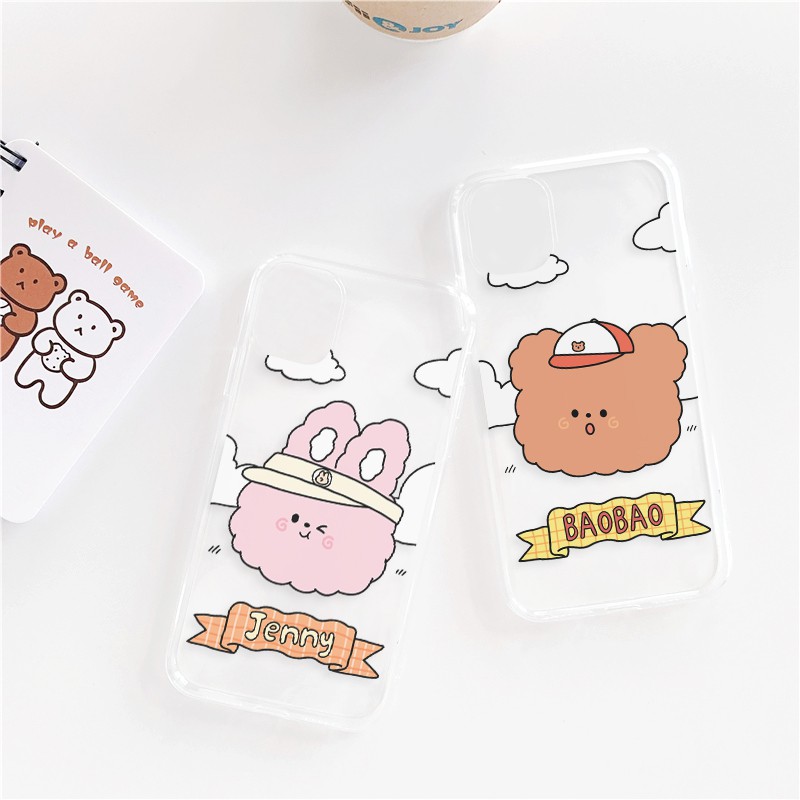 Ốp lưng iphone Jenny & Baobao viền trong chống ố 5/5s/6/6plus/6s/6splus/7/7plus/8/8plus/x/xs/11/12/pro/max/plus/promax | BigBuy360 - bigbuy360.vn