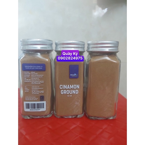 Cinamon Ground - Bột quế Atlas Garden 55g