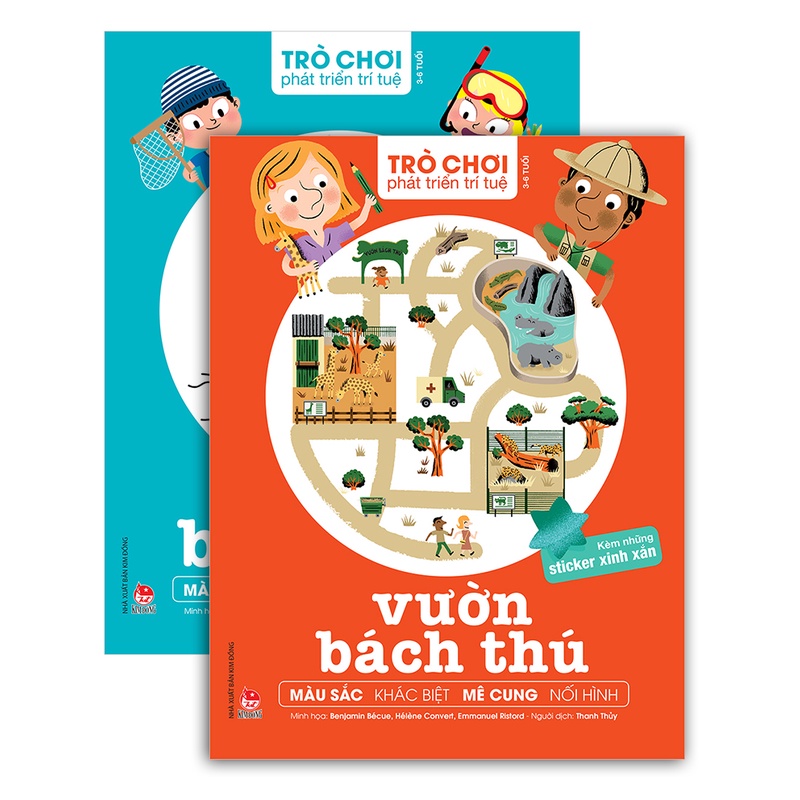 Bộ sách _ Trò chơi phát triển trí tuệ ( 8 Cuốn )
