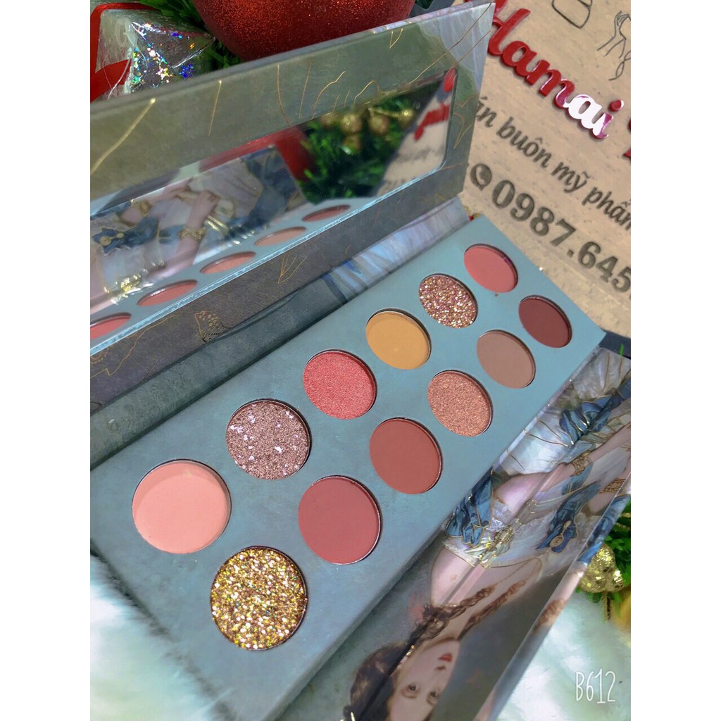 Hộp phấn nữ hoàng 12 ô cam tây cực sang | BigBuy360 - bigbuy360.vn