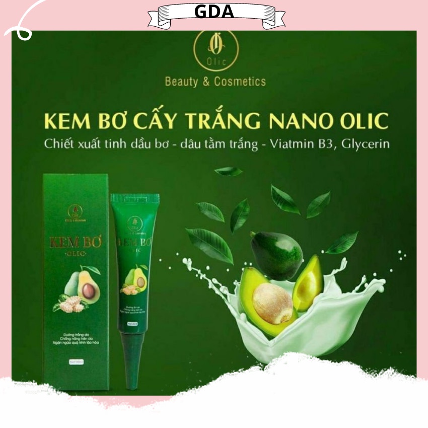 Kem Bơ Cấy Trắng Olic- kem bơ olic