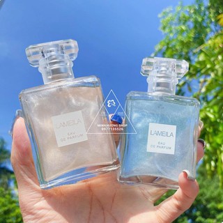 Nước Hoa Hương Tự Nhiên Lameila Quicksand Series Perfume, Xịt Thơm Toàn Thân Body Mist Lameila