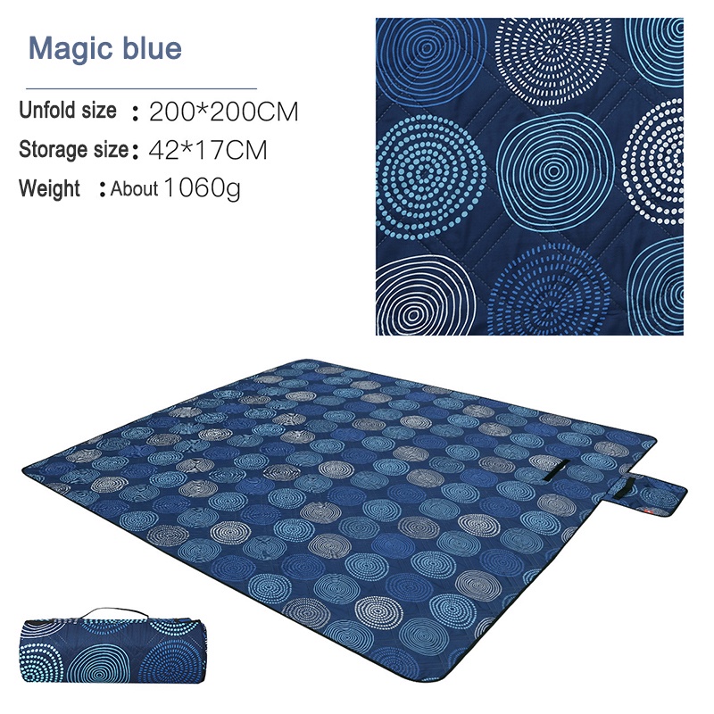 Camel CROWN Outdoor picnic mat picnic moisture-proof mat cắm trại dã ngoại vải