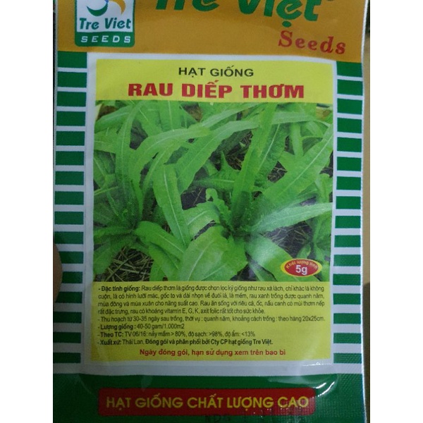 Hạt Giống Rau Diếp Thơm