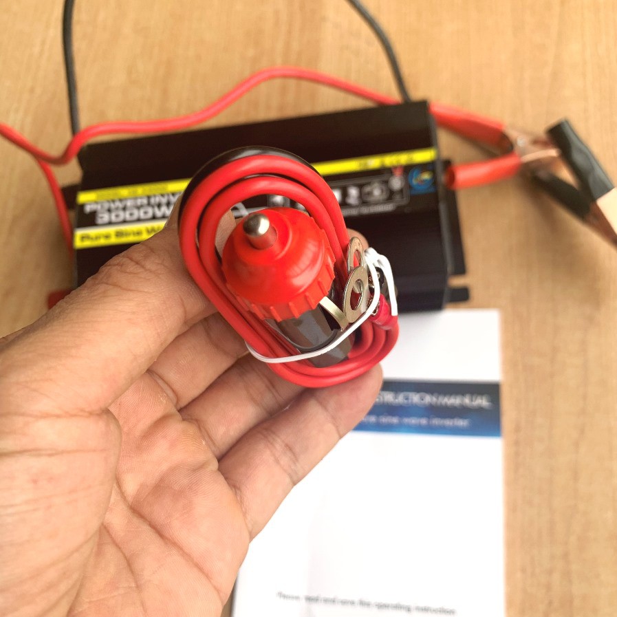 Bộ chuyển kích điện ắc quy từ 24V lên 220V Sóng sin chuẩn 500W dùng cho gia đình, xe tải lớn, nhà xưởng