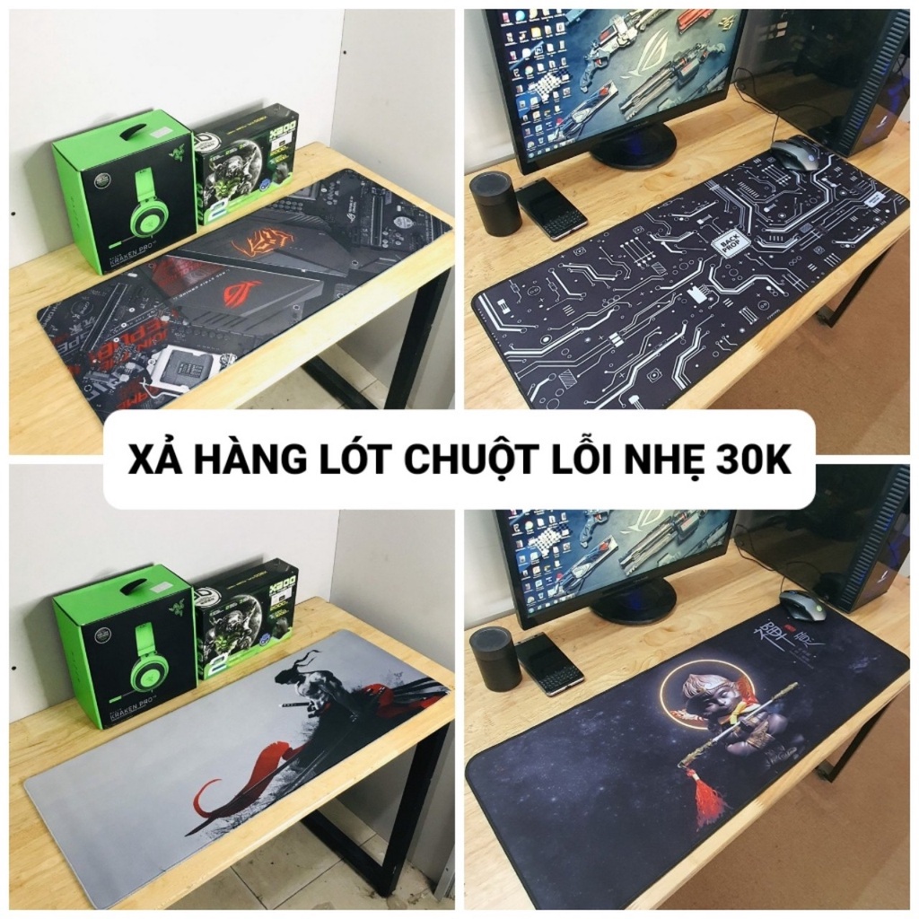 Xả hàng thanh lý lót chuột siêu rẻ kích thước 80x30 90x40