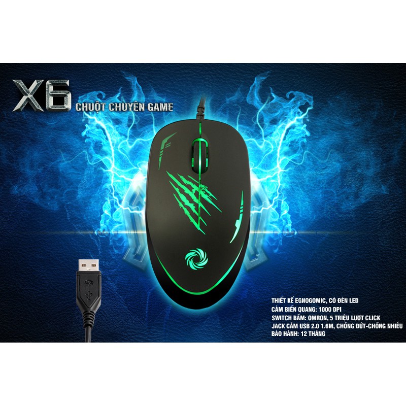 CHUỘT COOLERPLUS X6
