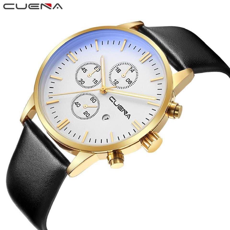 Đồng Hồ Nam Thời Trang Cuena Dây Da Cao Cấp Kèm Lịch | BigBuy360 - bigbuy360.vn