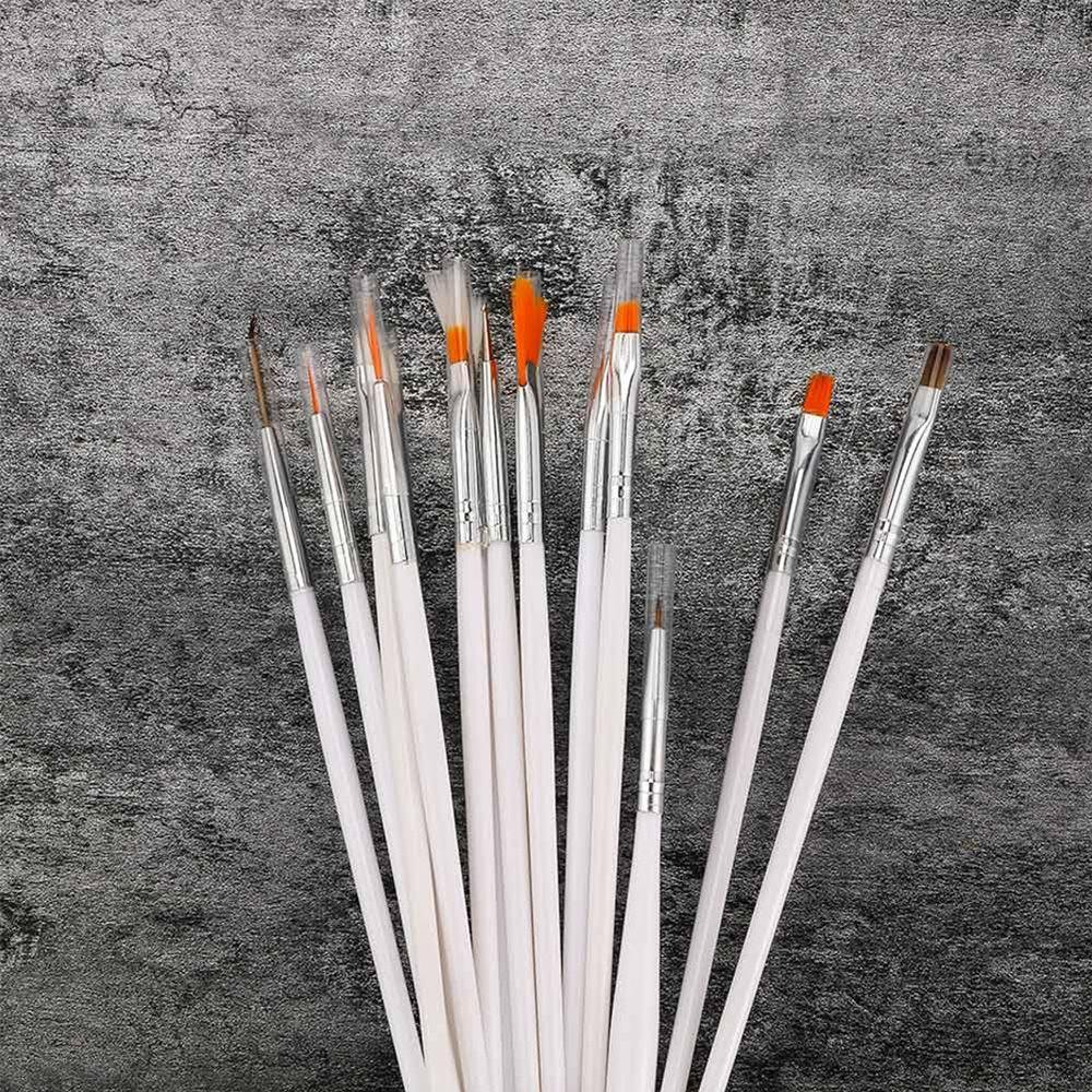 Set 20 Cọ Vẽ Móng Tay Kèm Hộp Đựng