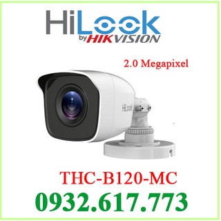 Camera hd-tvi hồng ngoại 2.0 megapixel hilook thc-b120-mc