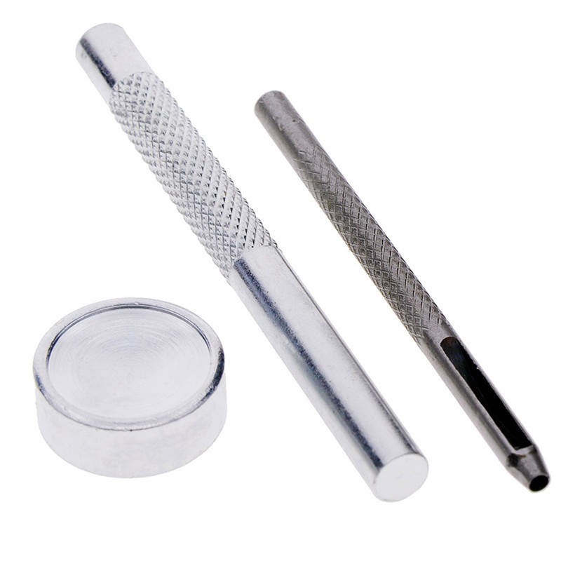 Hộp 120 bộ đinh tán kim loại sửa chữa làm đồ da tiện lợi