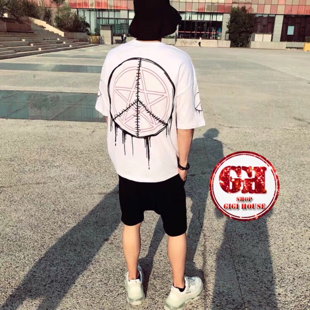 FREESHIP 50K - Áo Thun Tay Lỡ Unisex 3 Màu In Hình Sau