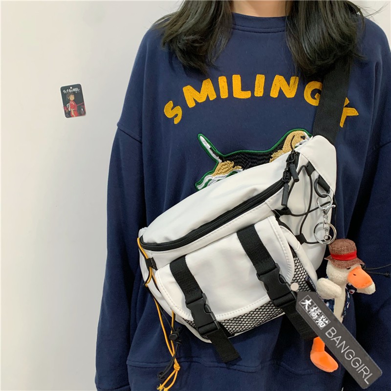 0Cặp đeo chéo ngực UNISEX, túi đeo chéo ngực cool ngầu phong cách ulzzang - BAG08