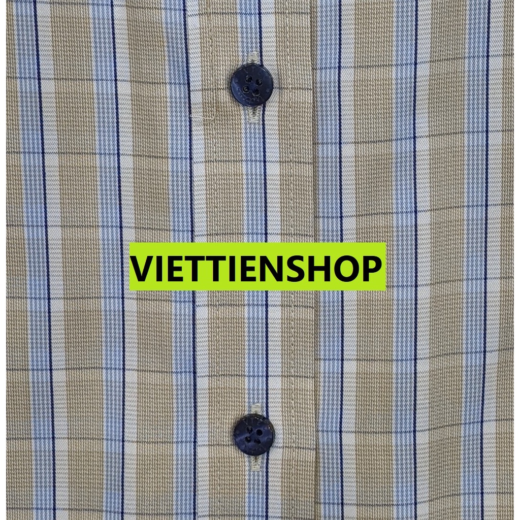 ÁO SƠ MI VIỆT TIẾN NGẮN TAY VẢI TRE CA RÔ