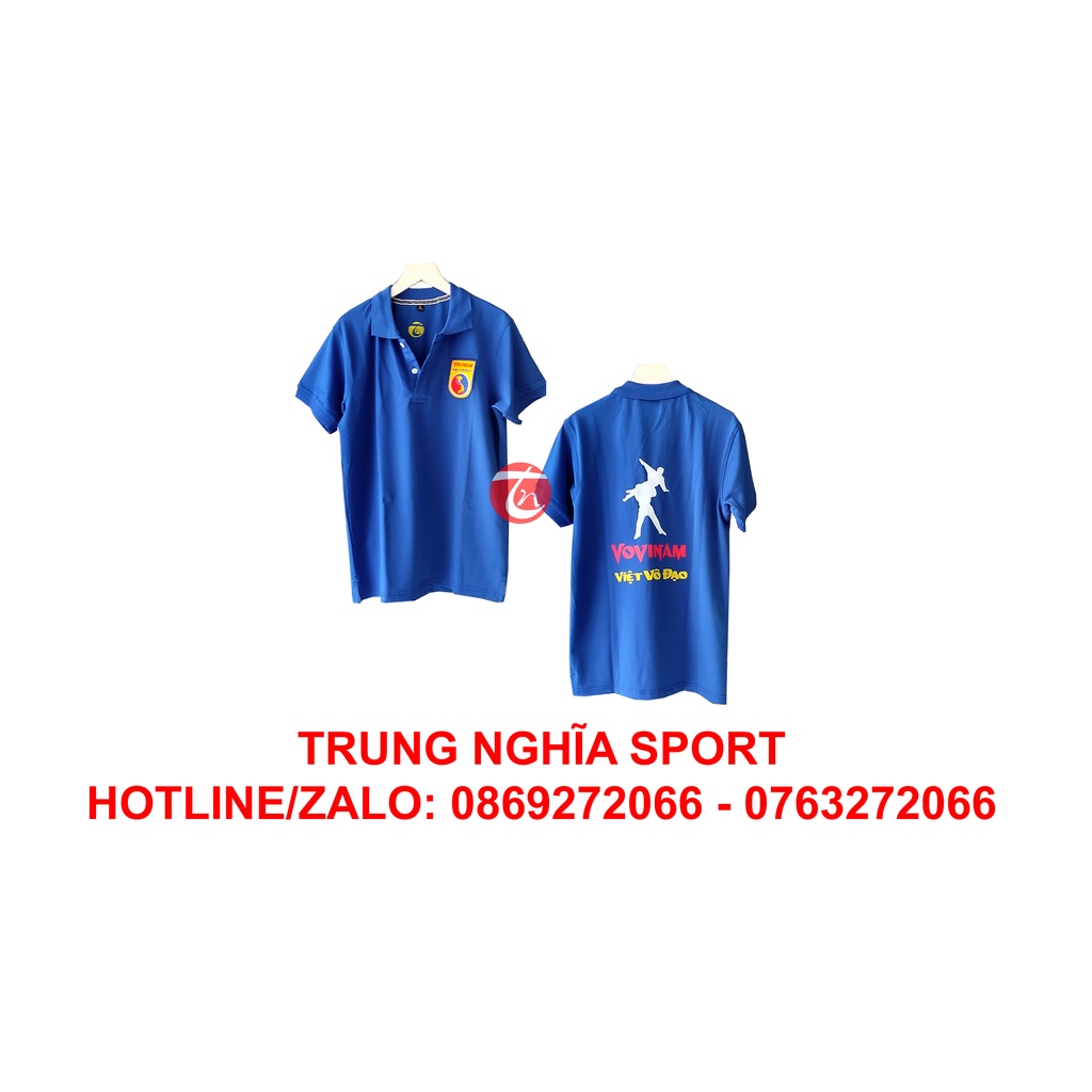 áo thun vovinam cổ trụ - trung nghĩa sport