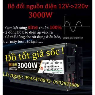 Bộ kích điện 12V lên 220V