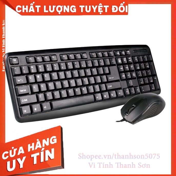 Bộ bàn phím và chuột văn phòng Bosston D5200 có dây - Vi Tính Thanh Sơn