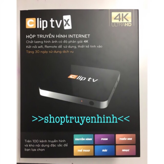 Clip X-Android Box TV tặng kèm thẻ 300.000