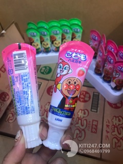 Kem đánh răng trẻ em - Lion - Nhật -40gr