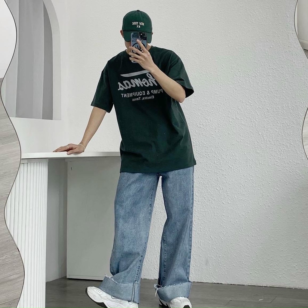 Áo Phông 3158 Dáng Rộng In Chữ Thomas Chất Cotton Khô Nam Nữ Mặc Đều Xinh | BigBuy360 - bigbuy360.vn