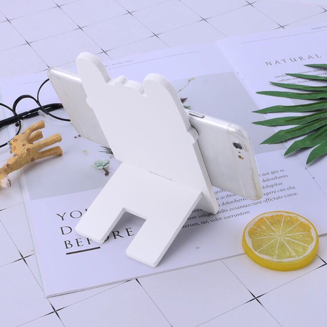 Giá đỡ điện thoại gỗ ép hình thú, hình thỏ