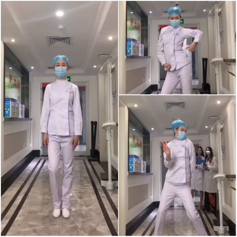 Vải Kate FO Trắng May Đồ Blouse Trắng Bác Sĩ Y Tá