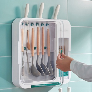 Giá đỡ dụng cụ nấu ăn gắn tường không cần đục lỗ tiện dụng cho nhà bếp
